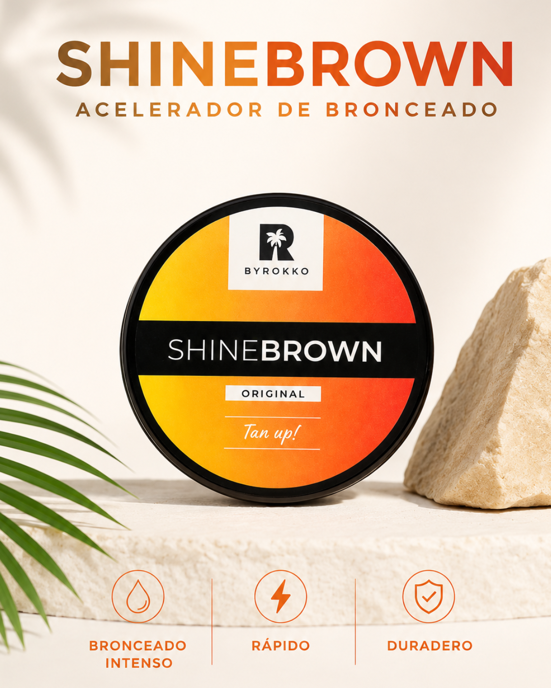 Shine Brown Acelerador de Bronzeado 100g | Bronzeado Intenso, Rápido e Duradouro