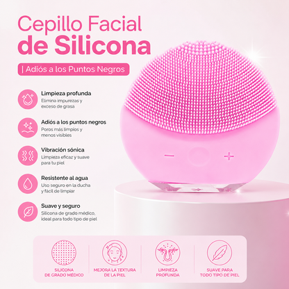 Cepillo Facial de Silicona | Adiós a los Puntos Negros