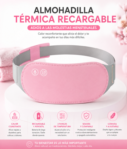 Almohadilla Térmica Recargable | Adiós a las Molestias Menstruales