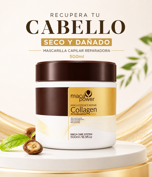 Recupera tu Cabello Seco y Dañado | Mascarilla Capilar Reparadora 500ml