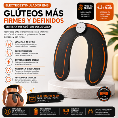 Electroestimulador EMS | Glúteos Más Firmes y Definidos