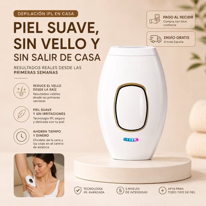Depilación IPL en Casa | Piel Suave y Sin Vello por Más Tiempo