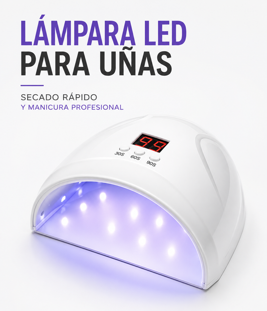 Lámpara LED para Uñas | Secado Rápido y Manicura Profesional