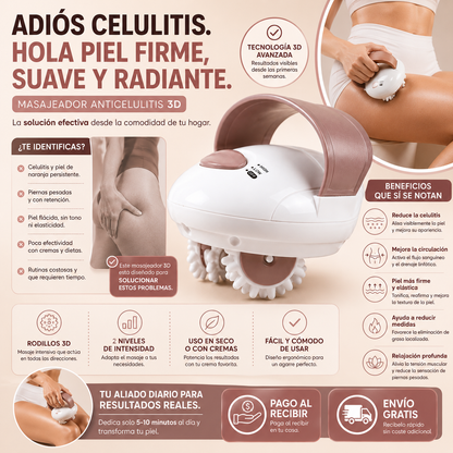 Masajeador Anticelulitis 3D | Piel Más Firme y Suave