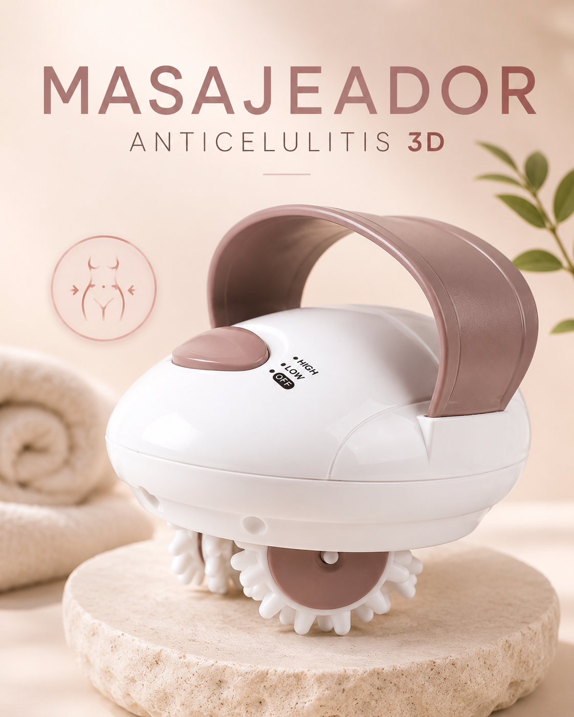Masajeador Anticelulitis 3D | Piel Más Firme y Suave