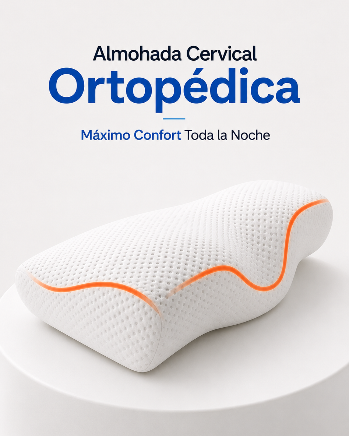 Almohada Cervical Ortopédica | Máximo Confort Toda la Noche