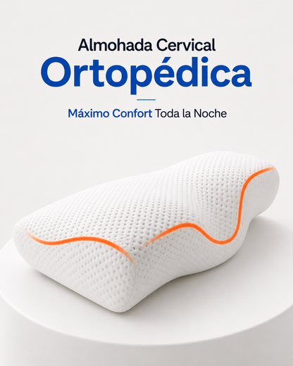 Almohada Cervical Ortopédica | Máximo Confort Toda la Noche