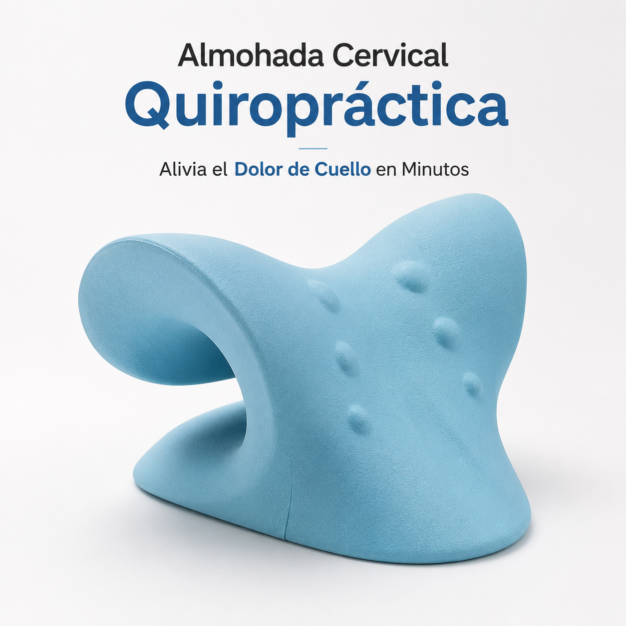 Almohada Cervical Quiropráctica | Alivia el Dolor de Cuello en Minutos